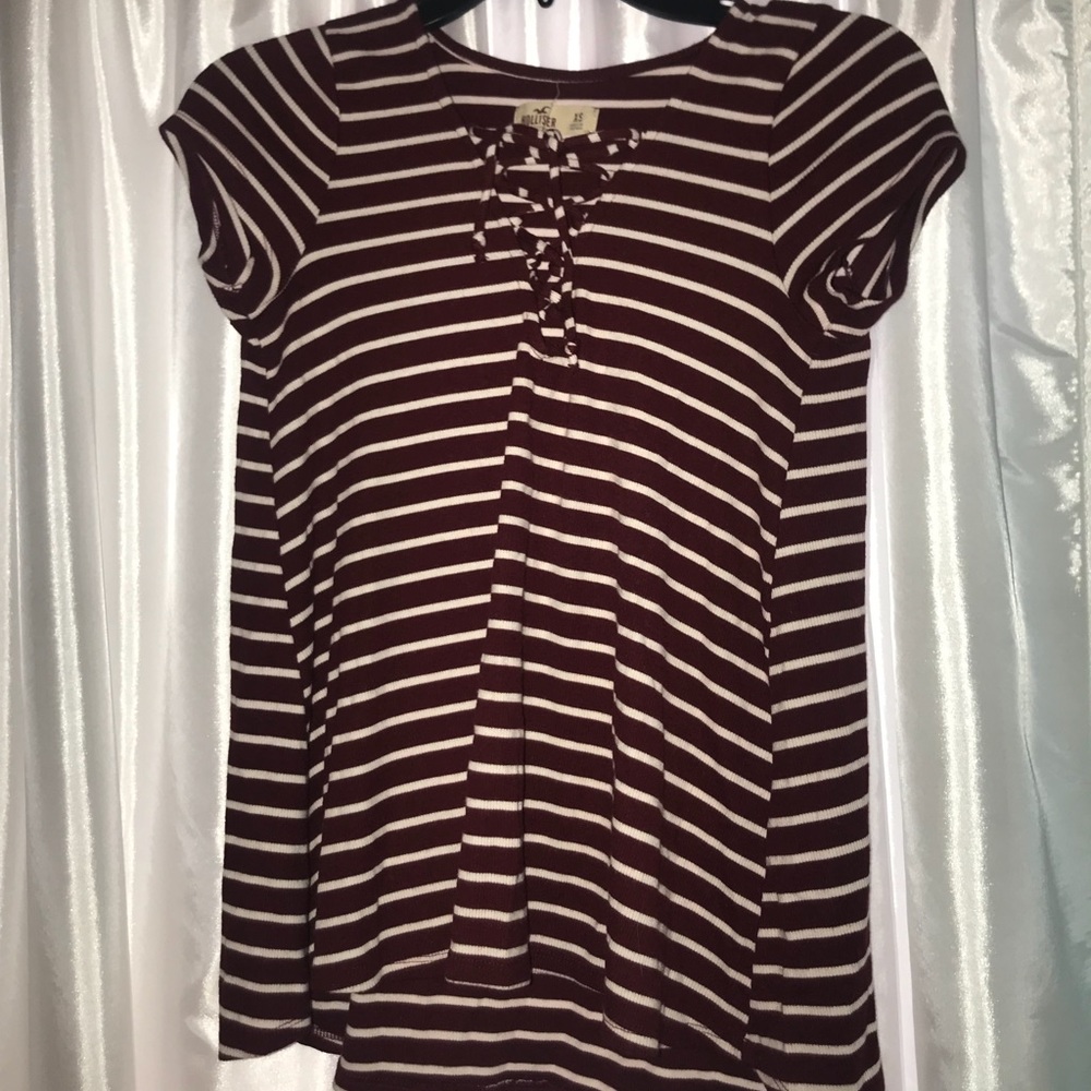 Hollister striped top
